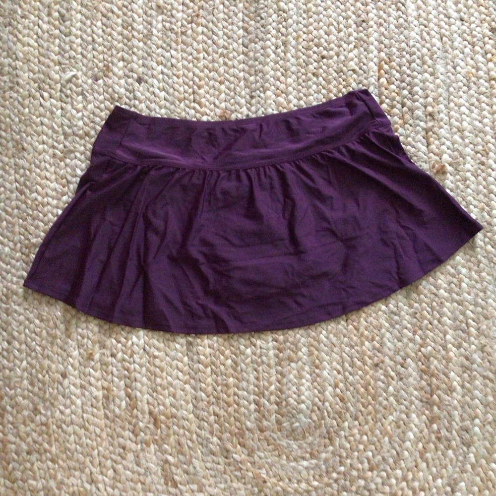 Kona Sol Women’s Swim Skertini Burgundy - Picture 2 of 5
